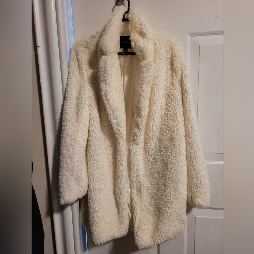 Forever 21 Women's Sherpa Coat